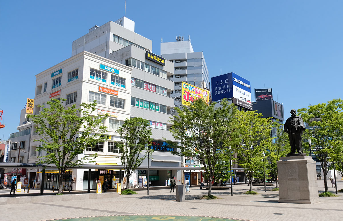 大分駅徒歩1分・提携駐車場